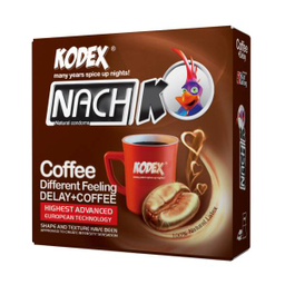 کاندوم ناچ کدکس مدل Coffee بسته 3 عددی
