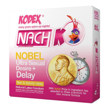 کاندوم ناچ کدکس (Nach Kodex) مدل Nobel بسته 3 عددی