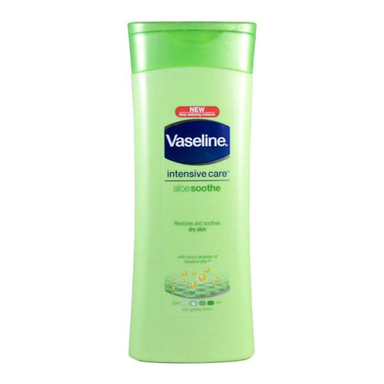لوسیون بدن وازلین (Vaseline) مدل Aloe Soothe حجم 400 میلیلیتر