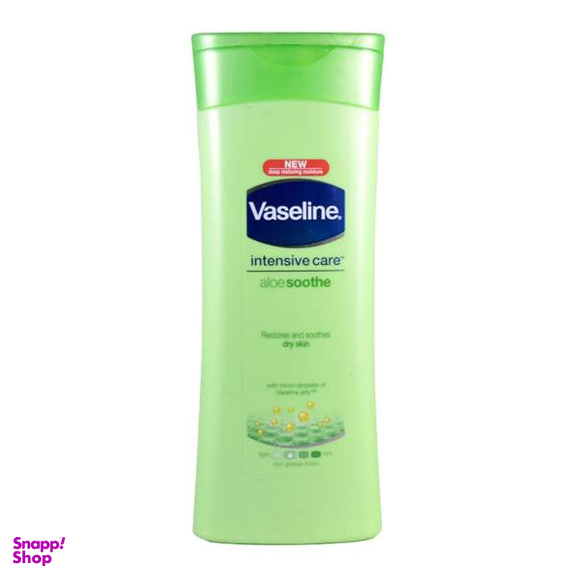 لوسیون بدن وازلین (Vaseline) مدل Aloe Soothe حجم 400 میلیلیتر