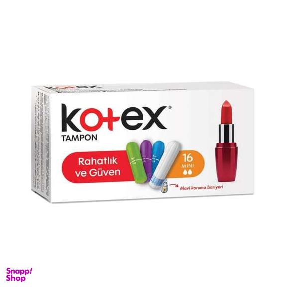تامپون کوتکس (Kotex) مدل Mini بسته 16 عددی