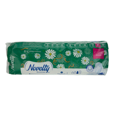 نوار بهداشتی بالدار ناولتی (Novelty) مدل Classic سایز خیلی بزرگ بسته 8 عددی