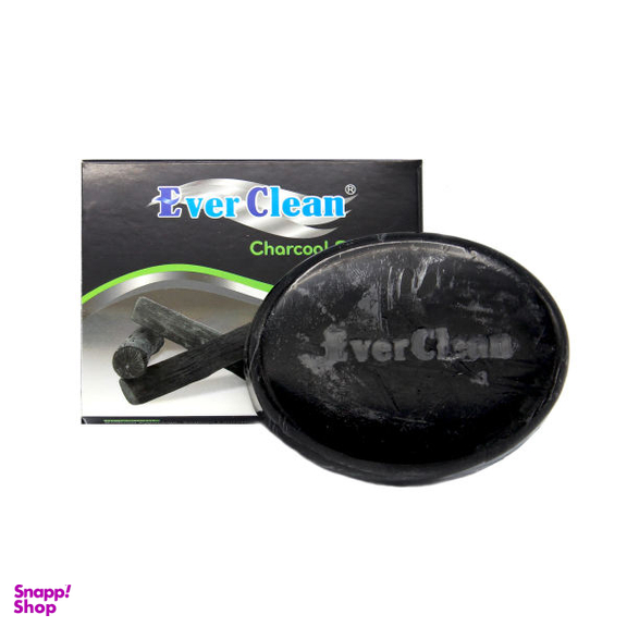 صابون گلیسیرینه اورکلین (Ever clean) مدل زغال وزن 65 گرم