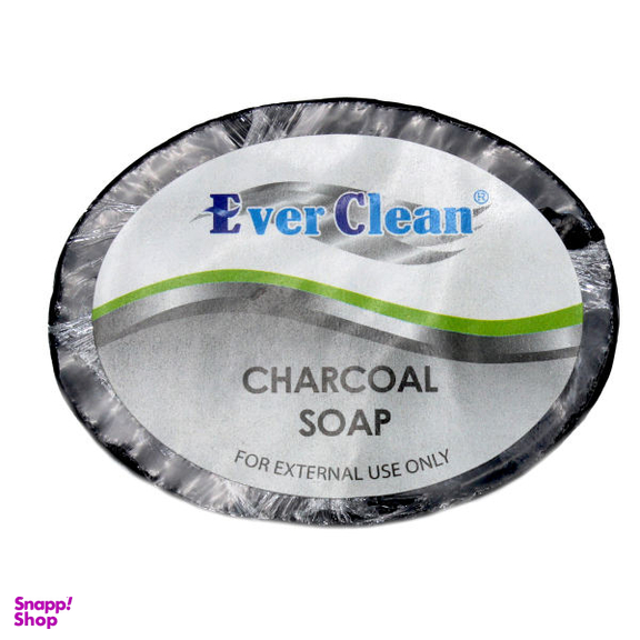 صابون گلیسیرینه اورکلین (Ever clean) مدل زغال وزن 65 گرم