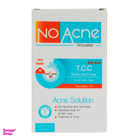 صابون شستشو نو آکنه (No acne) مدل تی سی سی وزن 100 گرم