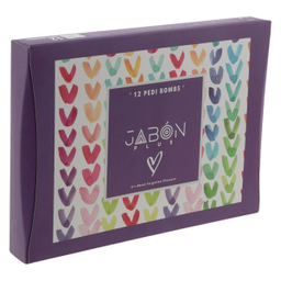 کوکتل پدیکور ژبن پلاس (Jabon plus) مدل Heart وزن 600 گرم بسته 12 عددی
