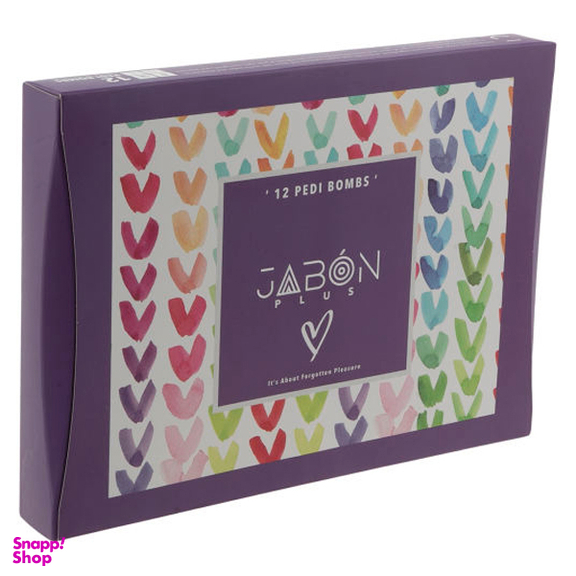 کوکتل پدیکور ژبن پلاس (Jabon plus) مدل Heart وزن 600 گرم بسته 12 عددی
