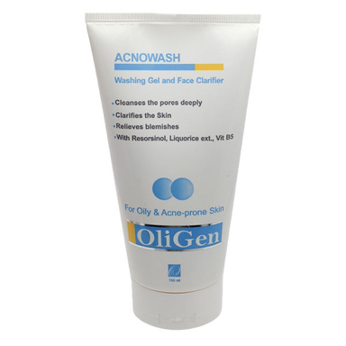 ژل پاک‌ کننده صورت الی ژن (Oligen) مدل Acno Wash حجم 150 میلی‌لیتر