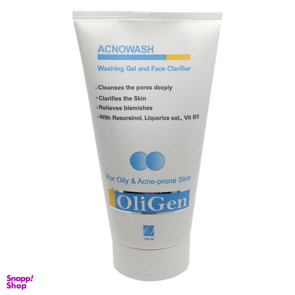 ژل پاک‌ کننده صورت الی ژن (Oligen) مدل Acno Wash حجم 150 میلی‌لیتر