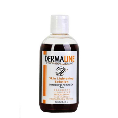 محلول پاک‌ کننده درمالاین (Dermaline) مدل Lightening Skin حجم 250 میلی‌لیتر