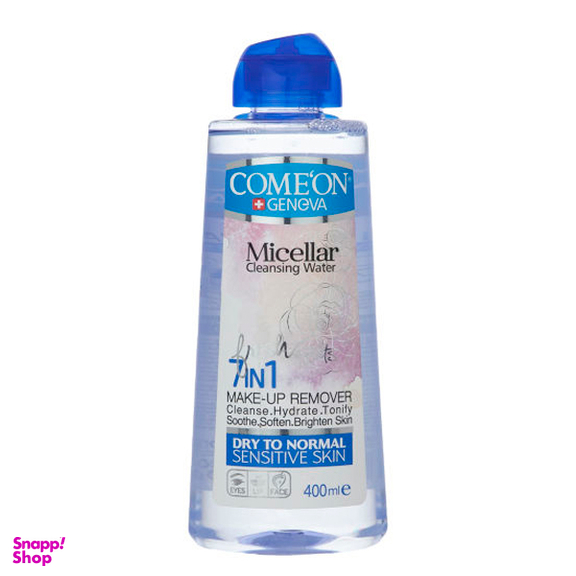 آب پاک‌ کننده آرایش صورت کامان (Comeon) مدل Dry Skin حجم 400 میلی‌ لیتر