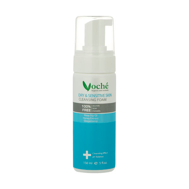 فوم شستشوی صورت وچه (Voche) مدل Dry And Sensitive Skin حجم 150 میلی‌لیتر
