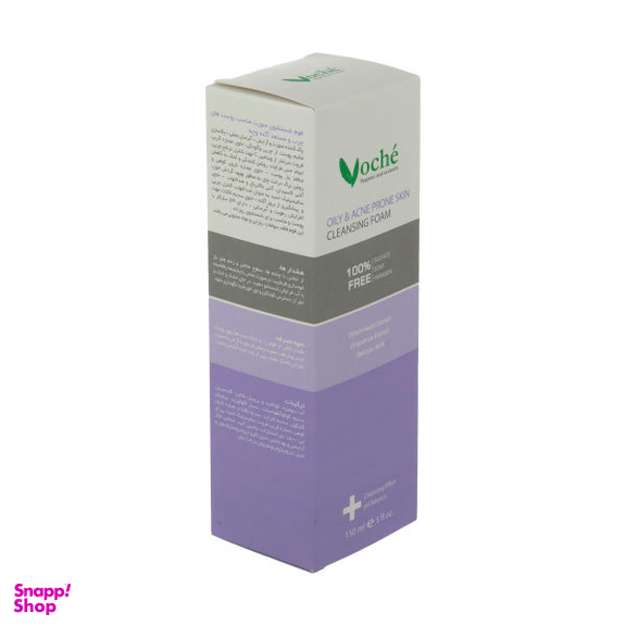 فوم شستشوی صورت وچه (Voche) مدل Oily And Acne PrOne Skin حجم 150 میلی‌لیتر