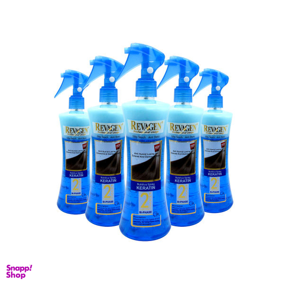 سرم مو دوفاز ریواژن (Revagen) مدل KERATIN حجم 400 میلی‌لیتر