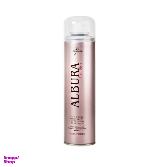 اسپری چسب مو آلبورا (Albura) مدل Ultra Forte حجم 250 میلی‌ لیتر