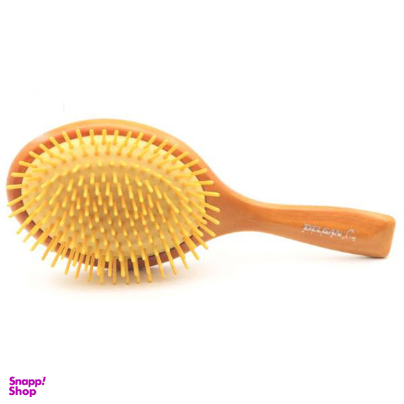 برس چوبی بزرگ حرفه‌ای دندانه چوبی و فلزی دلگان (Delgan) مدل W01 1400001 بسته 2 عددی
