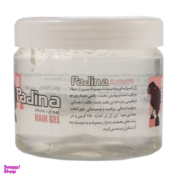 ژل مو پادینا (Padina) کد 10 حجم 650 میلی‌لیتر