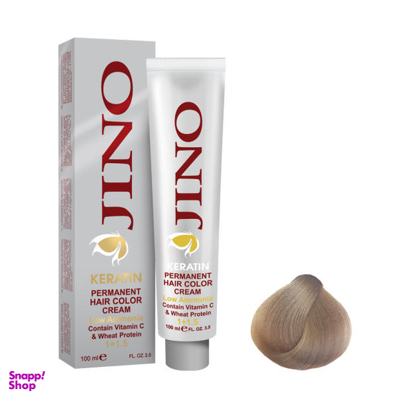رنگ مو ژینو (Jino) شماره 9.31 رنگ بلوند شنی خیلی روشن حجم 100 میلی‌لیتر