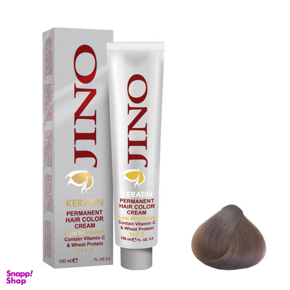 رنگ مو ژینو (Jino) شماره 7.31 رنگ بلوند شنی متوسط حجم 100 میلی‌لیتر