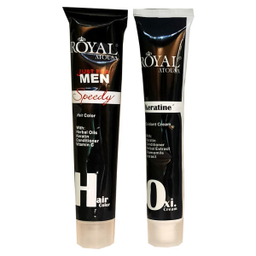 کیت رنگ مو آتوسا (Atousa) شماره 0.2 رنگ قهوه‌ای تیره حجم 100 میلی‌ لیتر