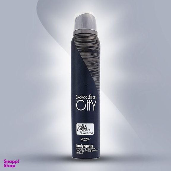 اسپری خوشبوکننده بدن مردانه سلکشن سیتی (Selection City) مدل aventus حجم 200 میلی‌‌لیتر
