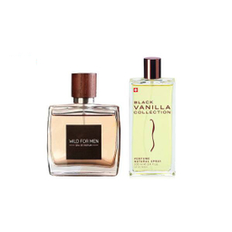 ادوپرفیوم استاویتا (Stavita) مدل Black Vanilla به همراه ادوپرفیوم مردانه مدل Wild حجم 100 میلی‌لیتر