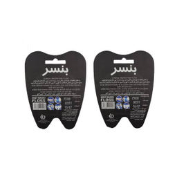 نخ دندان بنسر (Bencer) مدل Charcoal طول 50 متر بسته 2 عددی