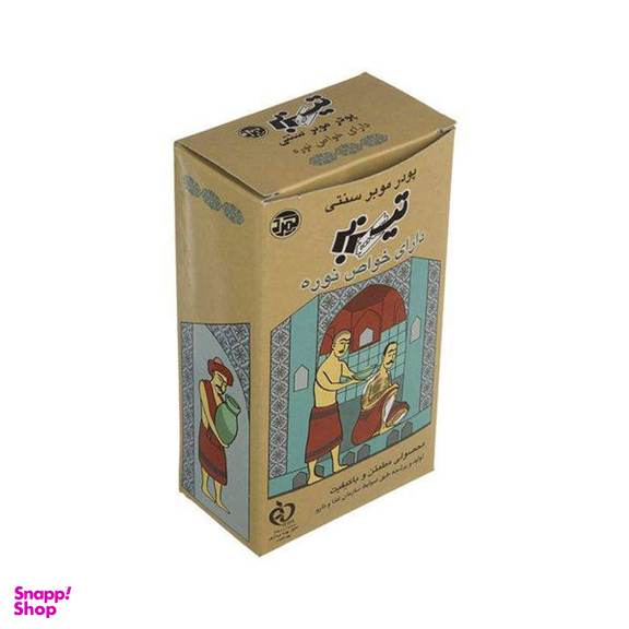 پودر موبر تیزبر (Tizbar) مدل نوره وزن 400 گرم بسته 12 عددی