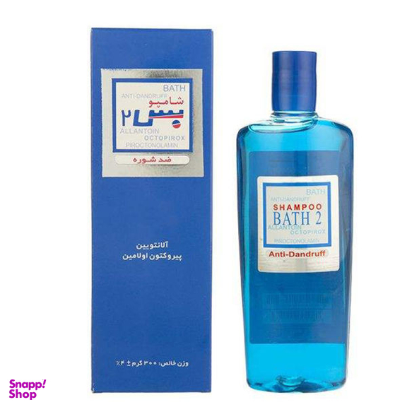 شامپو مو بس 2 (Bath2) مدل Anti Dandruff وزن 300 گرم