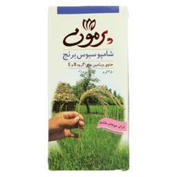 شامپو مو پرمون (Parmoon) مدل Rice Bran مناسب موی خشک حجم 250 میلی‌لیتر