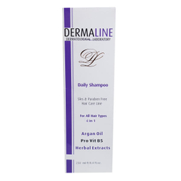 شامپو مو درمالاین (Dermaline) مدل Daily حجم 250 میلی‌لیتر