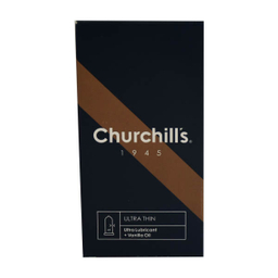 کاندوم چرچیلز (Churchill's) مدل Ultra Thin Lubricant 1945 بسته 12 عددی