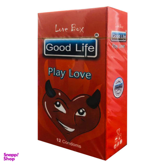 کاندوم گودلایف (Good life) مدل PLAY LOVE کد GO01 بسته 12 عددی