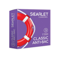 کاندوم اسکارلت (Scarlet) مدل Lovely Fruity به همراه کاندوم مدل Classic Anti Bac بسته 2 عددی