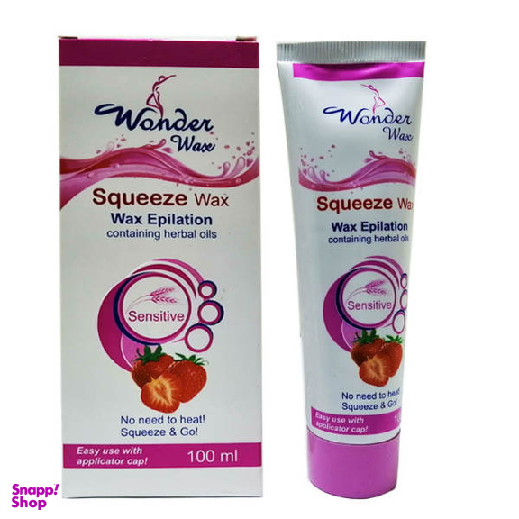 کرم موبر واندروکس (Wonder wax) مدل Senestive حجم 100 میلیلیتر