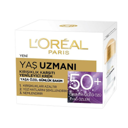 کرم ضد چروک لورآل (Loreal) سری Yas Uzmani مناسب برای بالای 50 سال حجم 50 میلی‌‌ لیتر