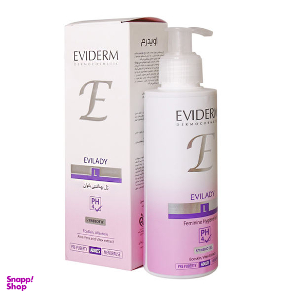 ژل بهداشتی بانوان اویدرم (Eviderm) مدل ADS حجم 150 میلی‌لیتر