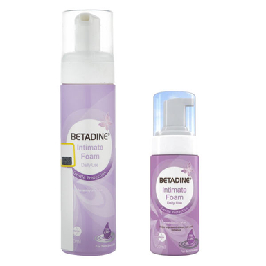 فوم بهداشتی بتادین (Betadine) مدل 147 مجموعه 2 عددی