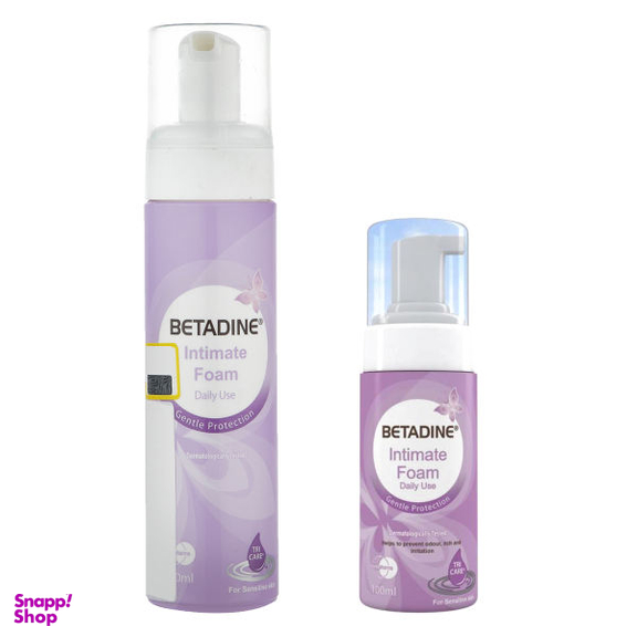 فوم بهداشتی بتادین (Betadine) مدل 147 مجموعه 2 عددی