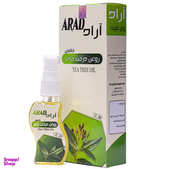 روغن درخت چای آراد (Arad) مدل Tea tree oil حجم 37 میلی‌ لیتر