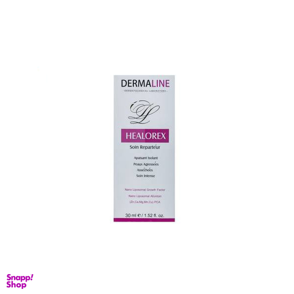 کرم ترمیم کننده درمالاین (Dermaline) مدل Healorex حجم 30 میلی‌لیتر