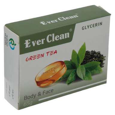 صابون گلیسیرینه اورکلین (Ever clean) مدل چای سبز وزن 65 گرم