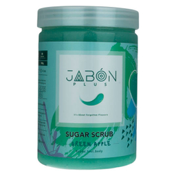 اسکراب شکری لایه بردار پوست ژبن پلاس (Jabon plus) مدل Green Apple وزن 900 گرم