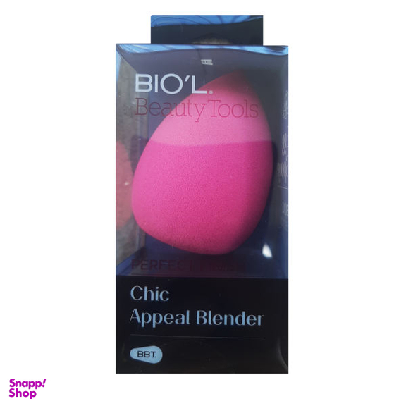پد آرایشی بیول (Biol) مدل Chic Appeal Belender طرح تخم مرغی رنگ سرخابی