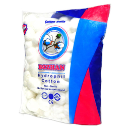پنبه آرایشی پنبه هیدروفیل بوژان (bozhan) مدل 27003 وزن 100 گرم مجموعه 3 عددی