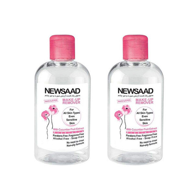 محلول پاک‌ کننده آرایش صورت نیوساد (Newsaad) مدل PreBiotic حجم 250 میلی‌لیتر مجموعه 2 عددی