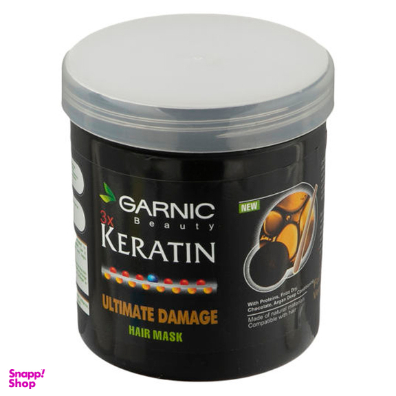 ماسک مو گارنیک (Garnic) مدل کراتینه حجم 1000 میلی‌لیتر