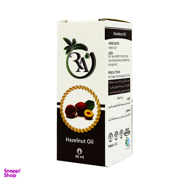 روغن تقویت کننده مو و ابرو راگا (Raga) مدل فندق حجم 30 میلی‌لیتر