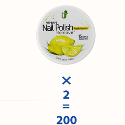 پد لاک پاک کن ویهان (Vihan) مدل Lemon بسته 2 عددی