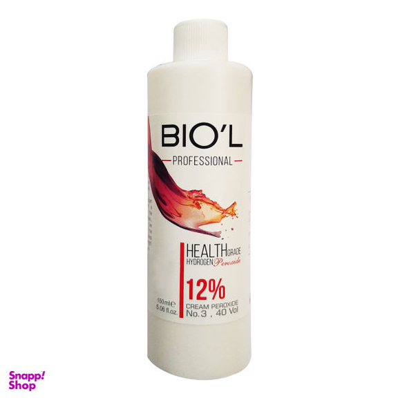 کرم اکسیدان بیول (Biol) سری پروفشنال مدل Health Grade دوازده درصد شماره 3 حجم 150 میلی‌ لیتر